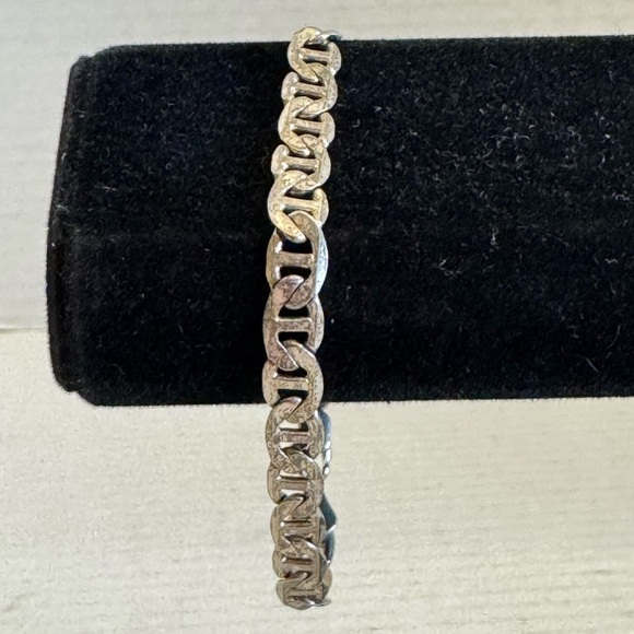 925 Sterling Silver Curb Cuban Bracelet - Picture 13 of 16